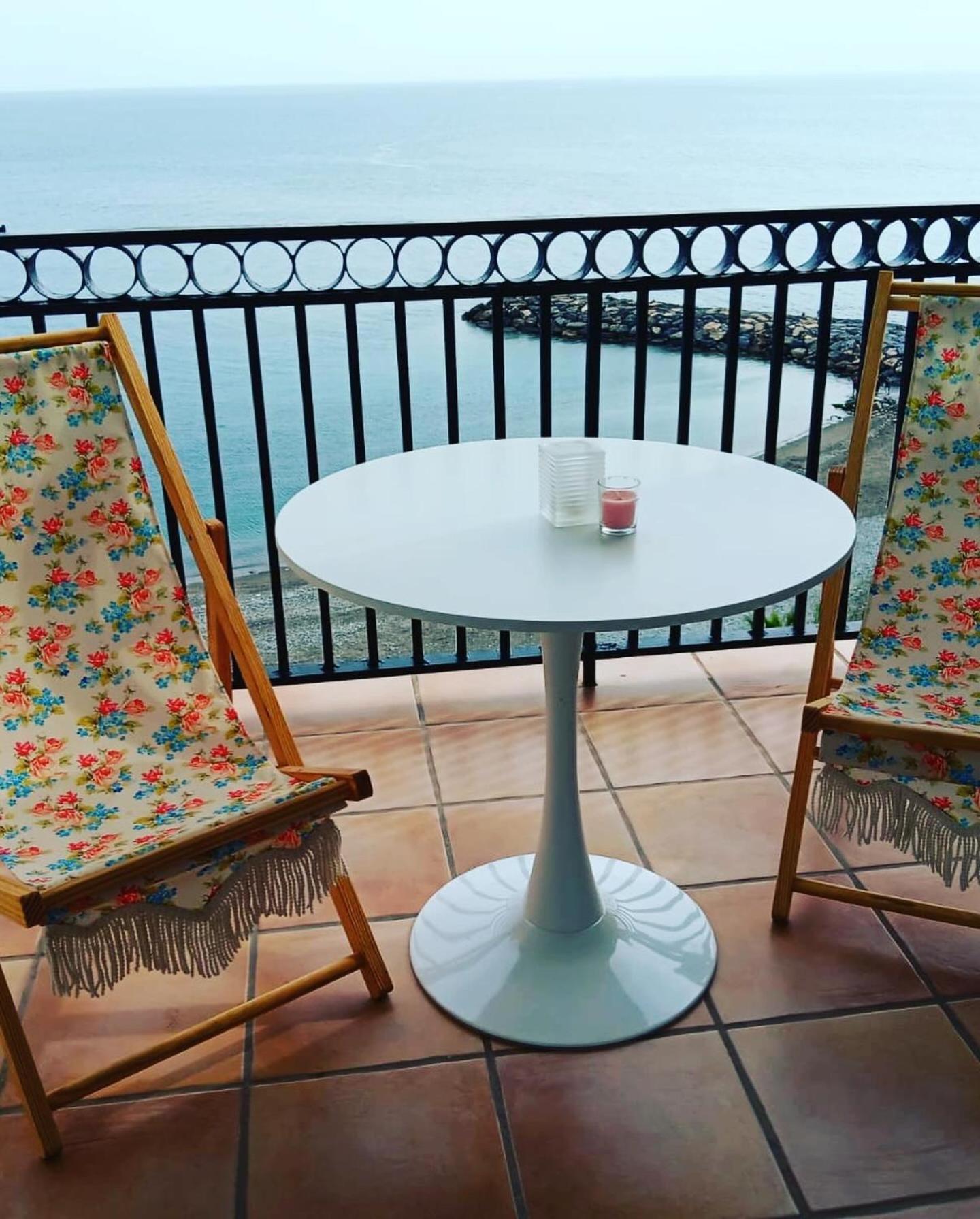 Balcon Playa Y Piscina Velimar Pondos Almunecar Exterior foto